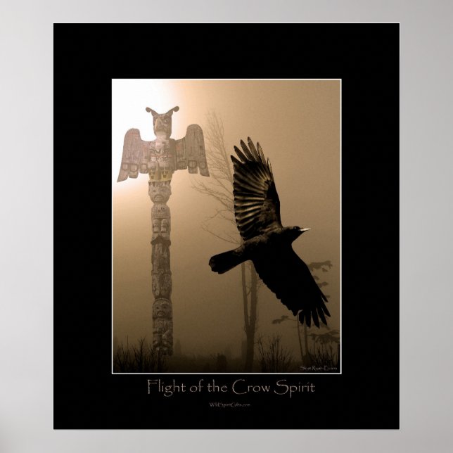Poster (Tamanho menor) do SPIRIT & Totem Pole Art (Frente)