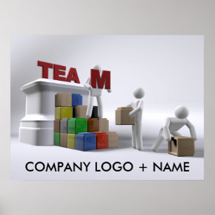 Poster Tamanhos (customisable) do desenvolvimento de