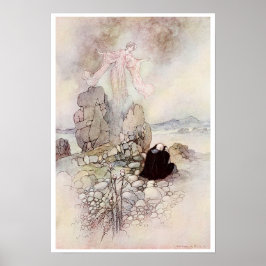 Poster Tamano The Fox Maiden por Warwick Goble