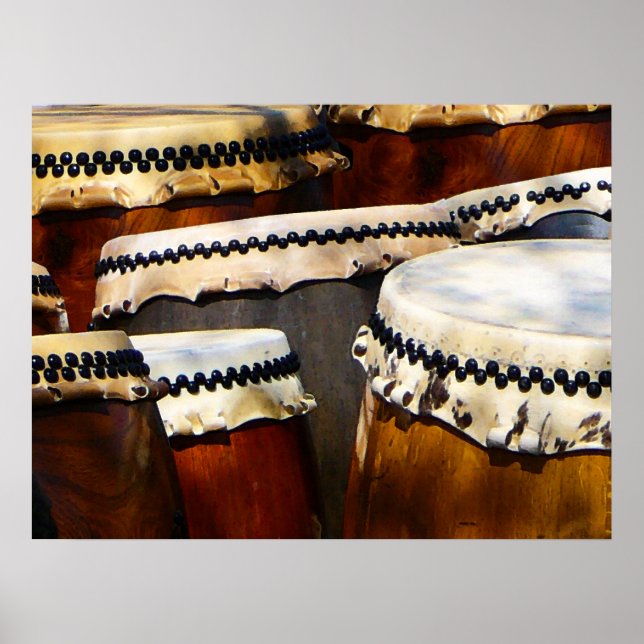 Pôster Tambores Japoneses (Frente)