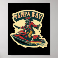 Tampa Bay Pirata Flórida Jetski Barco Engraçado Ga