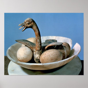 Pôster Tampa de um frasco do alabastro decorado com um