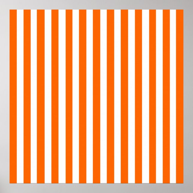 Poster Tangerina Moderna Stripes (Frente)