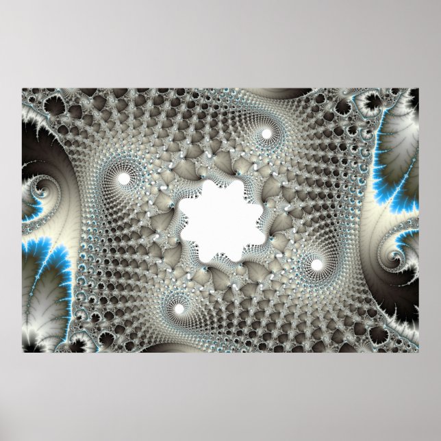 Poster Tangido em azul (Frente)