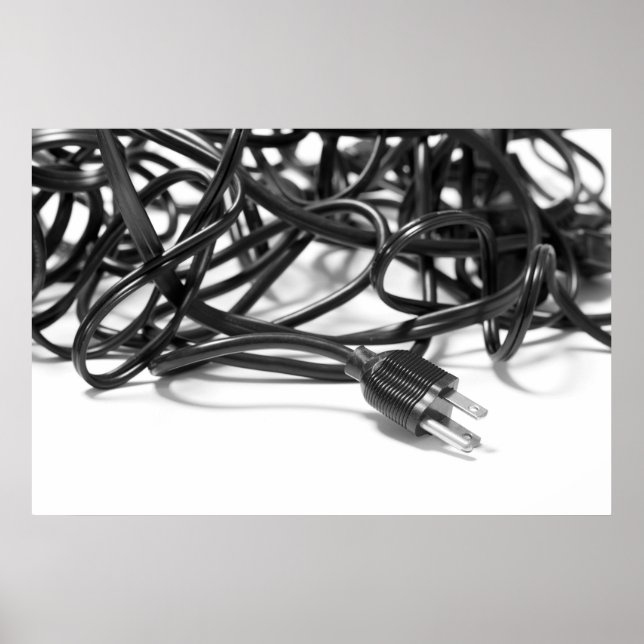 Poster Tangle of Power Cables (Frente)