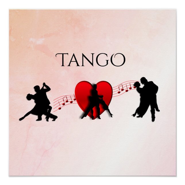 Pôster Tango Dancers (Frente)