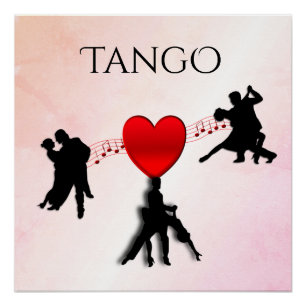Pôster Tango Dancers Tangy
