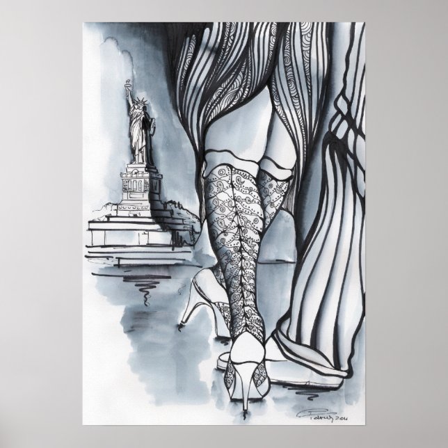 Poster Tango em Nova York (Frente)