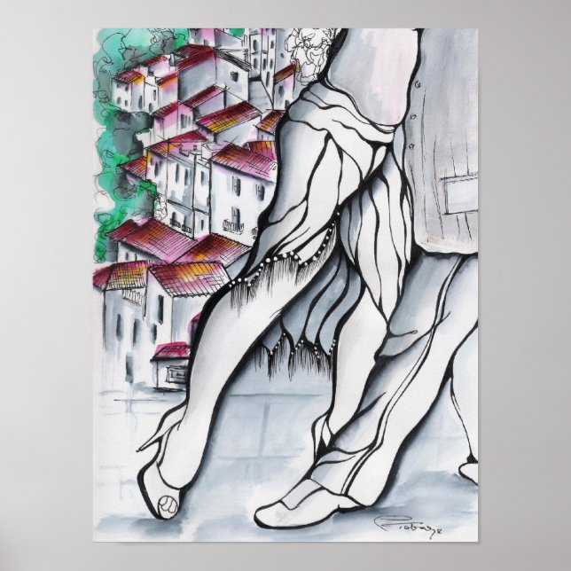 Poster Tango na Espanha (Frente)