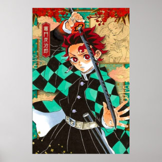 Poster Tanjiro Demon Slayer Manga