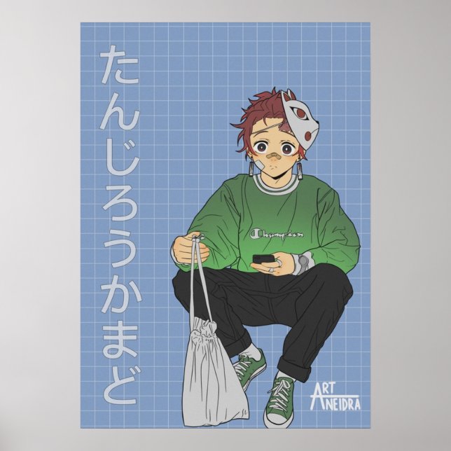 Poster Tanjiro Kamado (Frente)