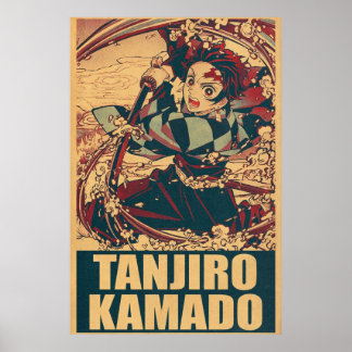 Poster Tanjiro Kamado Demon Slayer