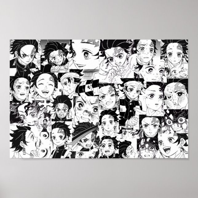 Poster Tanjirou Demon Slayer Kimetsu no Yaiba (Frente)