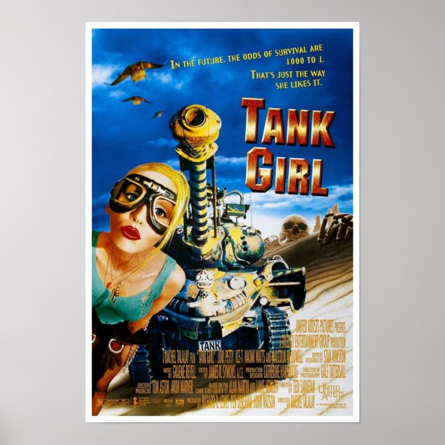 Poster Tank Girl 1995 (Frente)