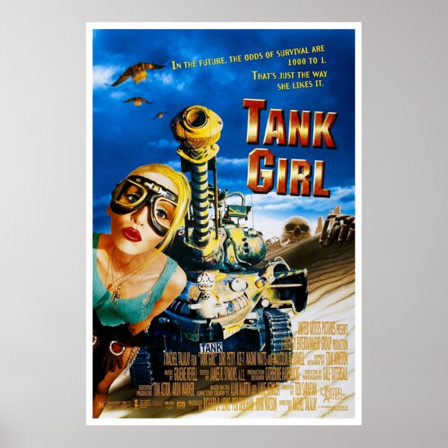 Poster Tank Girl 1995 (Frente)