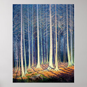 Poster Tannenwald por Albert König