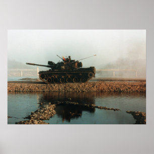 Poster Tanque de Batalha Principal M60 Patton