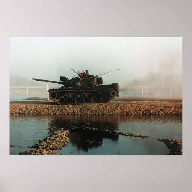 Poster Tanque de Batalha Principal M60 Patton (Frente)
