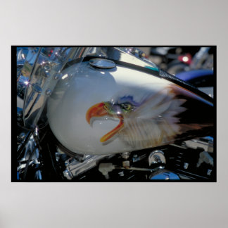 Pôster Tanque de combustível pintado personalizado - Dako