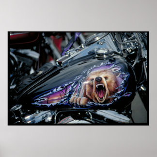 Pôster Tanque de combustível pintado personalizado Dakota