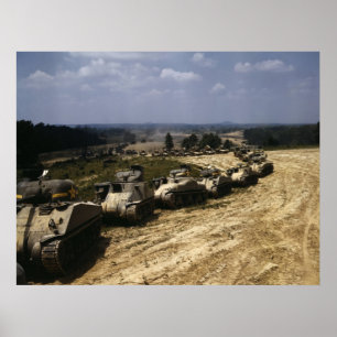 Poster Tanques americanos