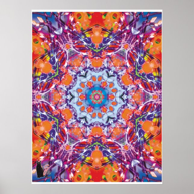 Poster Tânquios Caleidoscópio (Frente)