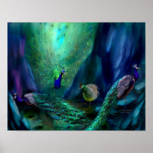 Poster Tantos Peacocks Art Poster/Impressão