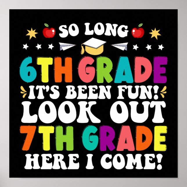 Poster Tão Longo 6 Vejam O 7 De Grau Aqui Eu Vim (Frente)