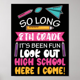 Poster Tão Longo 8 anos do Segundo grau de Alô no Médio E