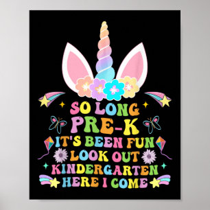 Poster Tão Longo Jardim de Infância Pré-k Aqui Eu Vim