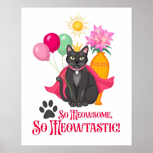 Poster Tão Meowsome, Tão Meowtastic! (Frente)