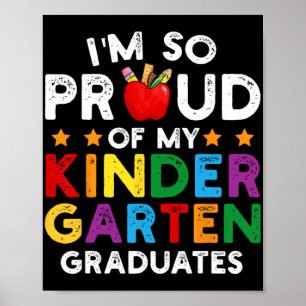 Poster Tão Orgulhoso Do Meu Jardim De Infância, Graduação