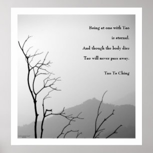 Pôster Tao Te Ching No.1/poster