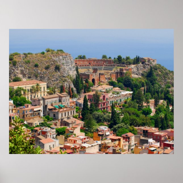 Pôster Taormina amphitheater 4 (Frente)