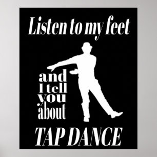 Poster Tap Dance - Ouça Minha Dança De Pés