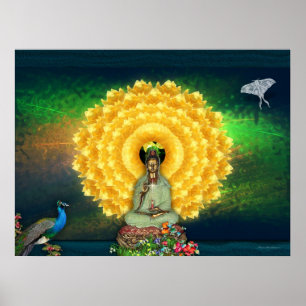 Pôster Tapeçaria da parede de Kuan Yin