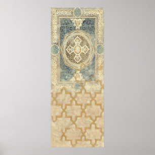 Pôster Tapeçaria Ornamental com Ornamentado