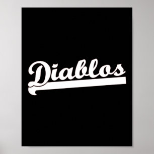Poster Tapete de Venda de Futebol Diablos