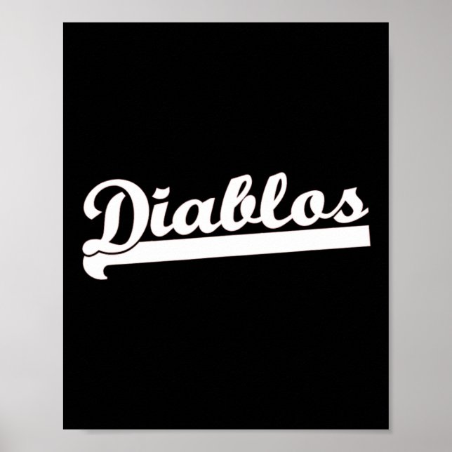 Poster Tapete de Venda de Futebol Diablos (Frente)
