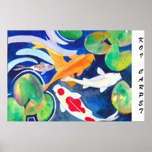 Poster tapete do koi