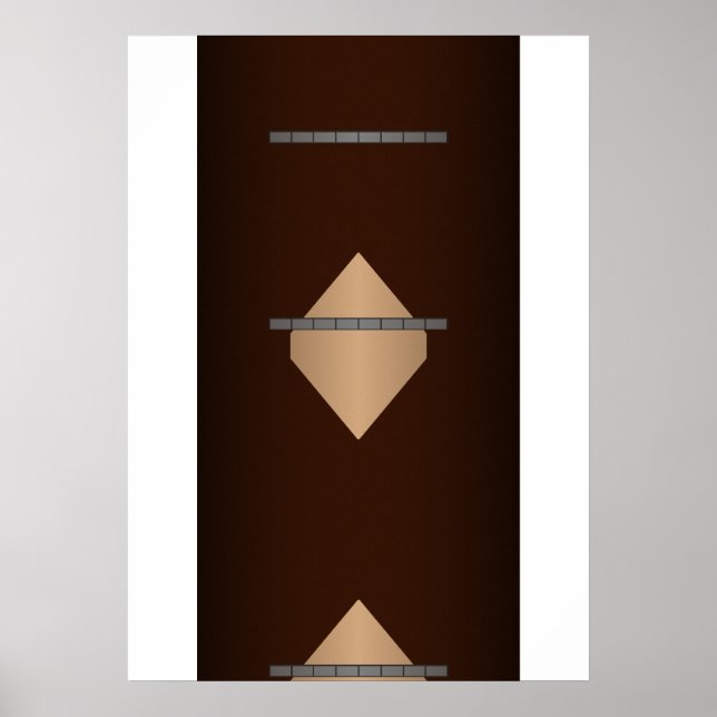 Poster tapete do templo da nave espacial (Frente)