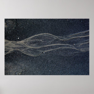 Poster tapete preto e branco