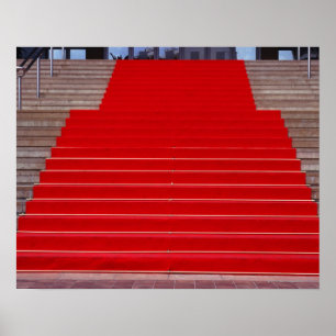 Pôster tapete vermelho