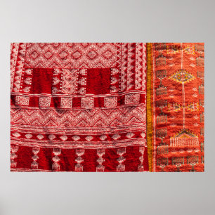 Pôster Tapete Vermelho No Mercado