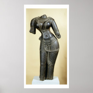 Poster Tara, Nalanda, Bihar, dinastia Pala (pedra)