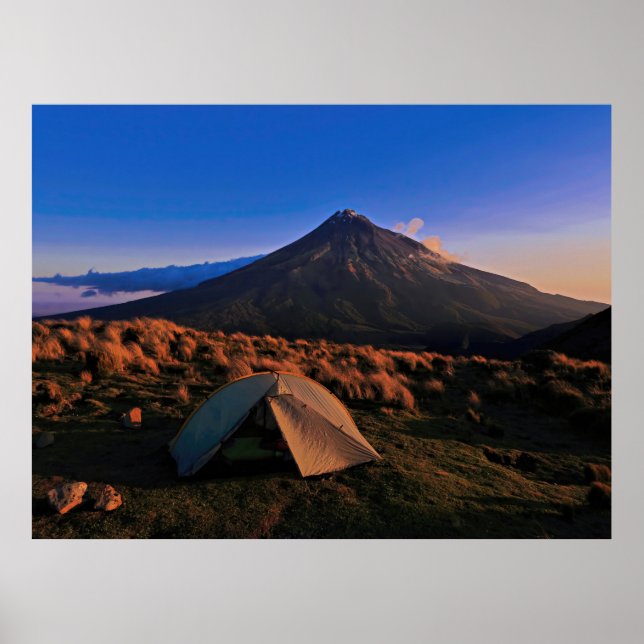 Poster Taranaki Campsite (Frente)