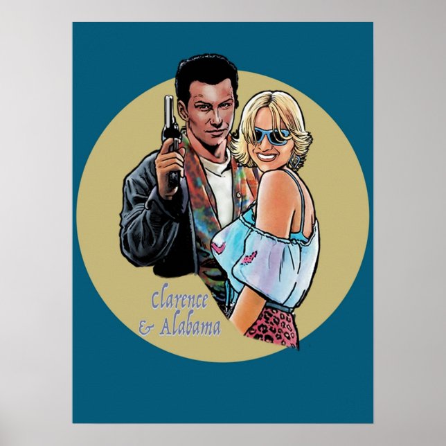 Poster Tarantino True Romance Clarence Alabama (Frente)
