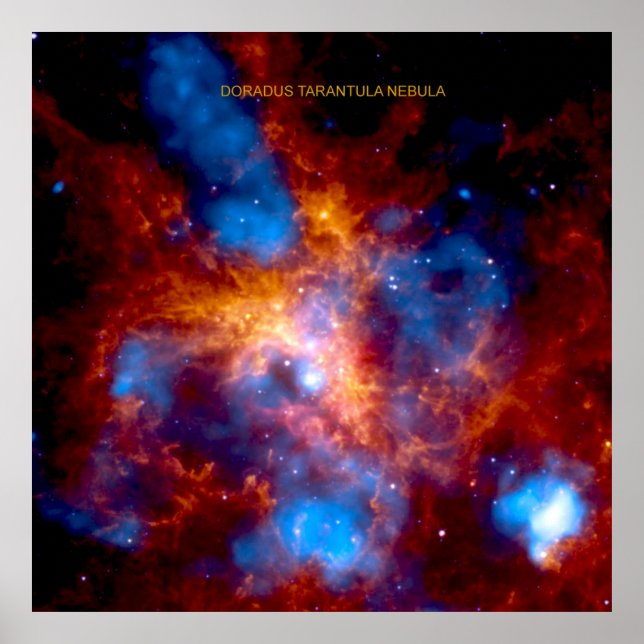 Poster Tarantula Nebula 30 Doradus Valor (Frente)