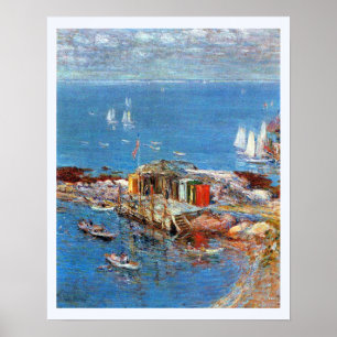 Poster Tarde de Agosto, Appledore por Childe Hassam