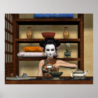 Pôster Tarde de Chá